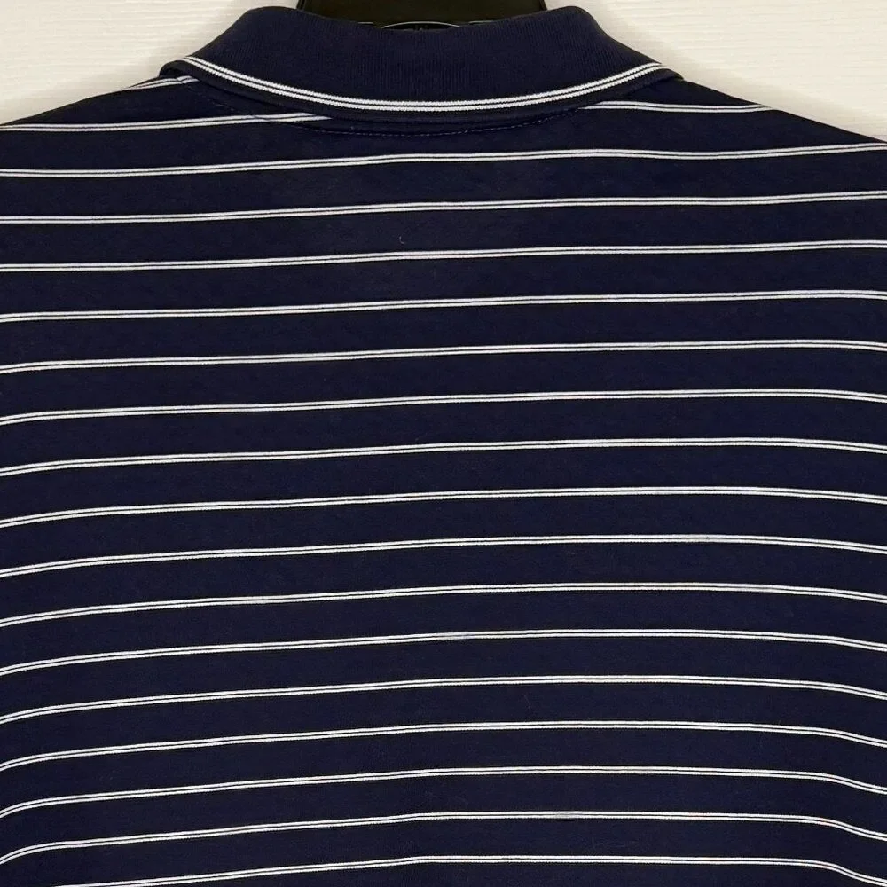 Polo Golf Ralph Lauren 100% Pima Cotton Navy Blue Polo Shirt Size XL
